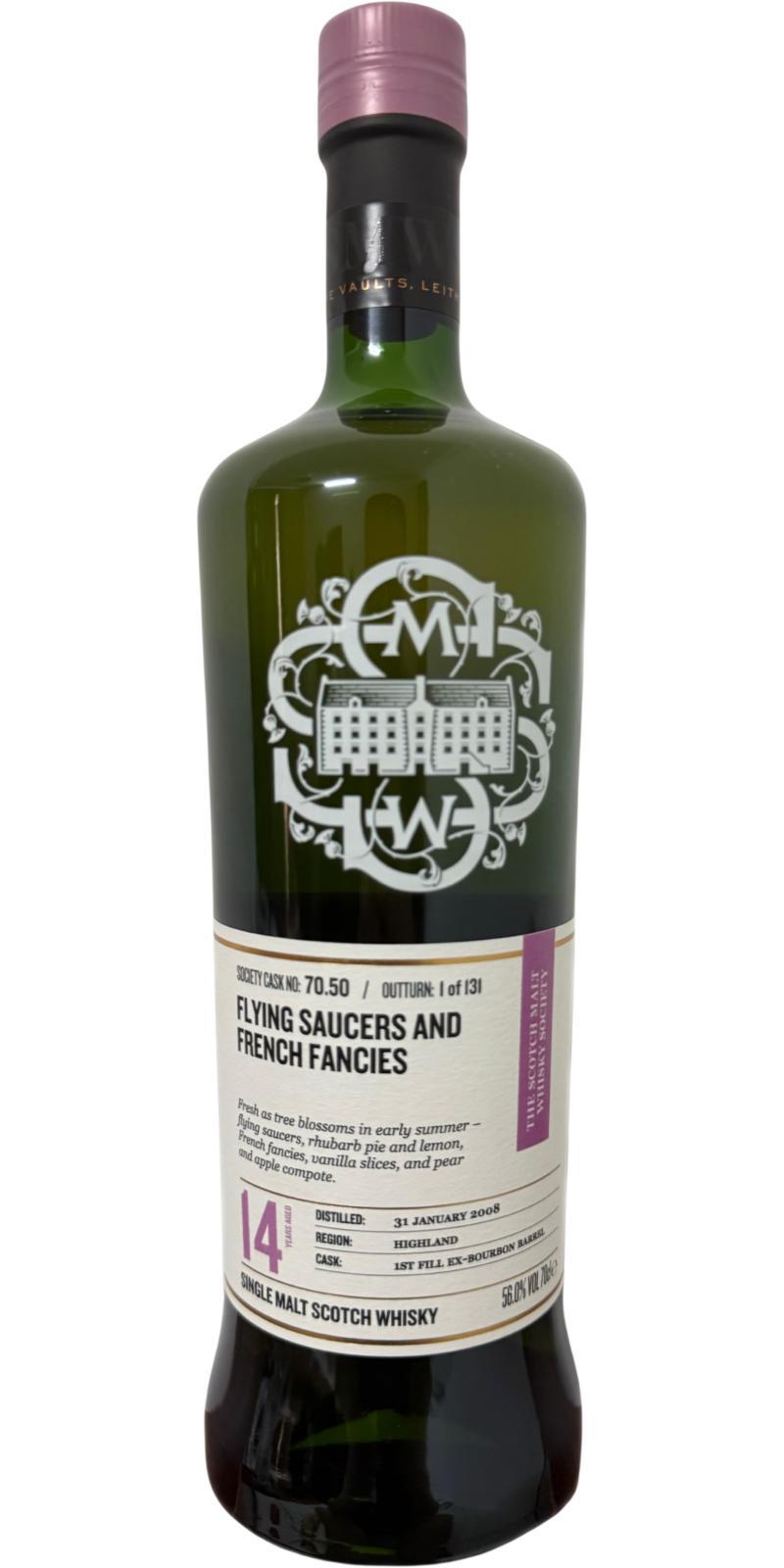 Balblair 2008 SMWS 70.50 Flying saucers and French fancies