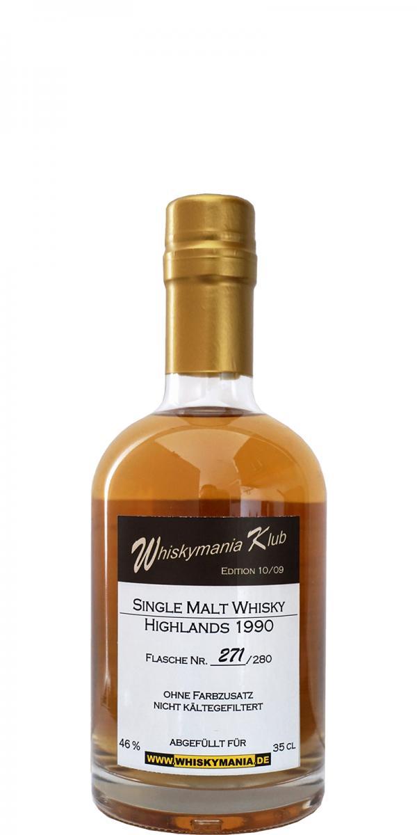 Whiskymania Klub 1990 - Highlands Wm.de Edition 10/09