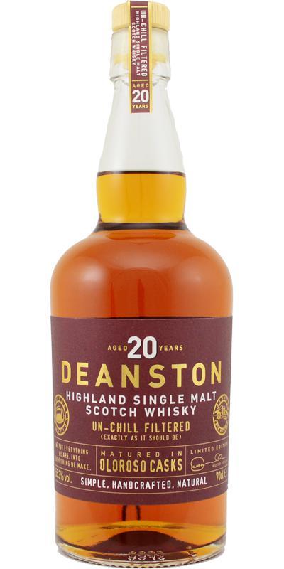 Deanston 20-year-old Un-Chill Filtered