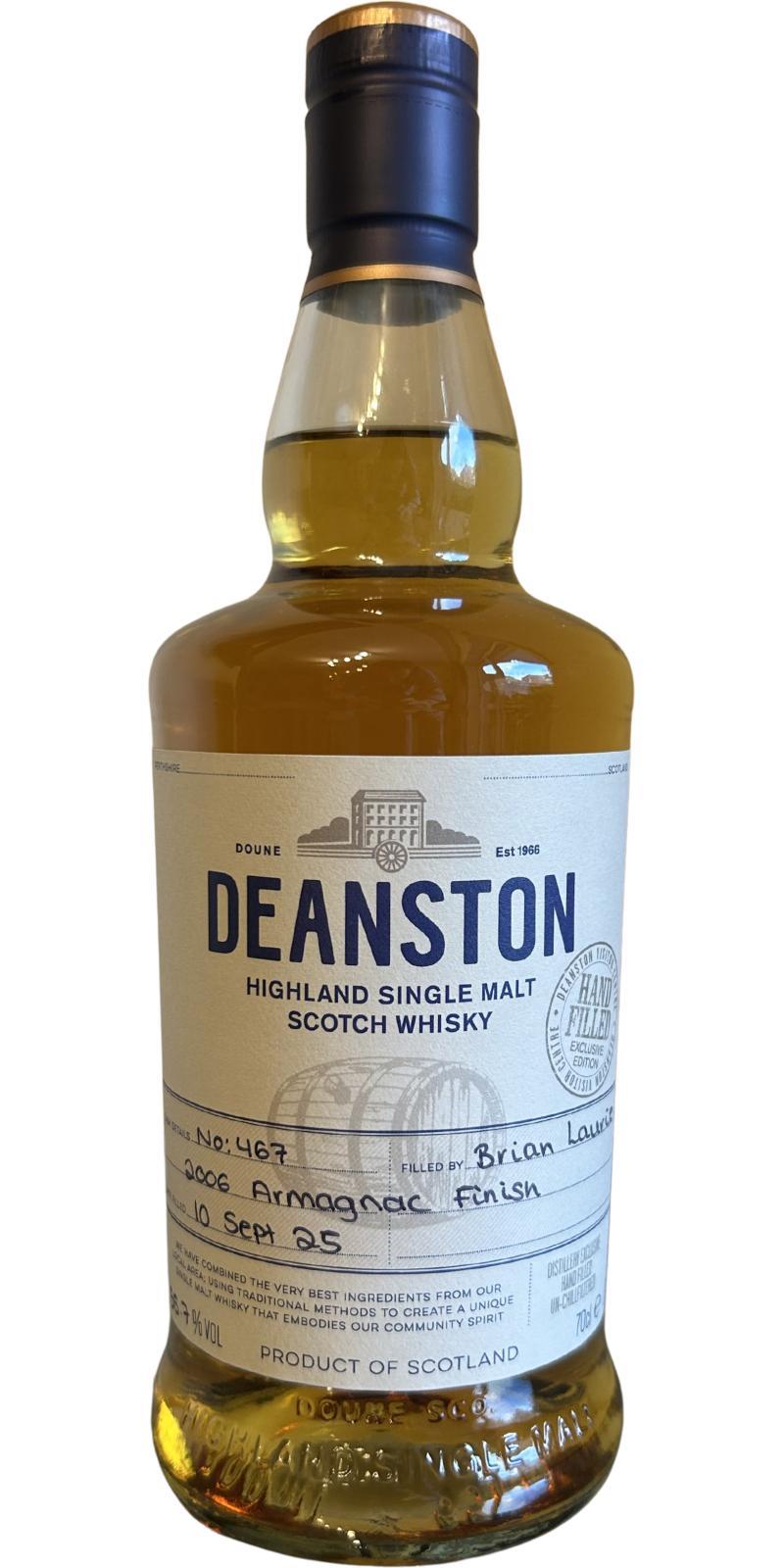 Deanston 2006 Hand Filled Exclusive Edition