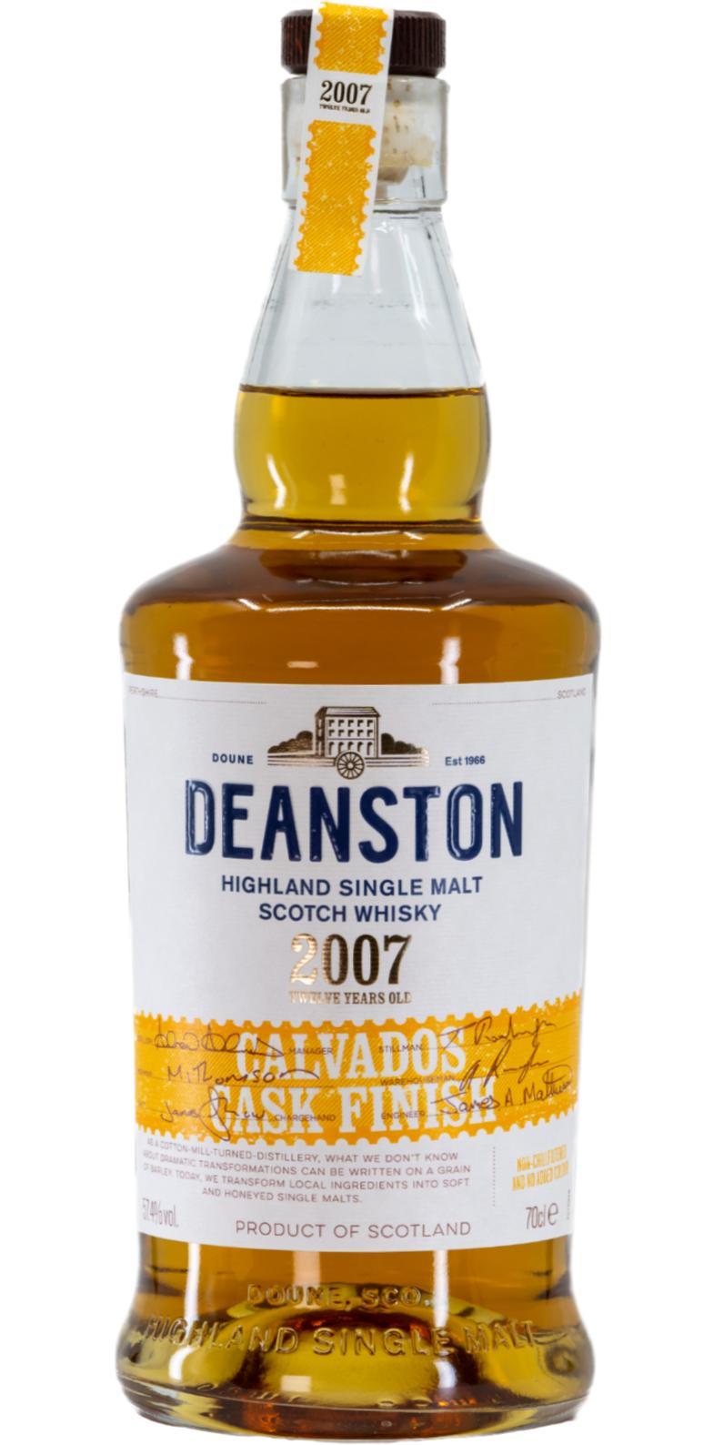 Deanston 2007 Calvados Cask Finish