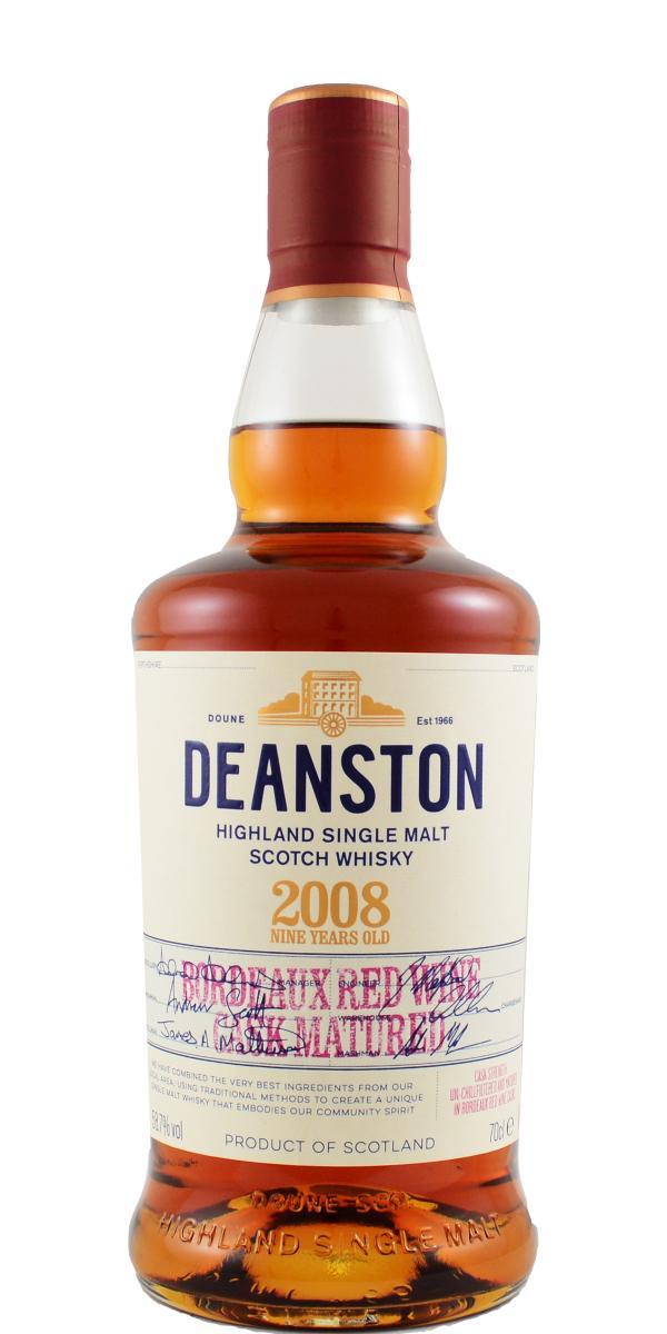 Deanston 2008 Red Wine Matured