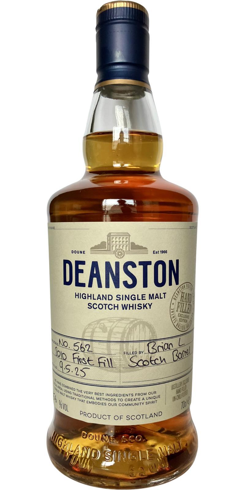 Deanston 2010 Handfilled Exclusive Edition