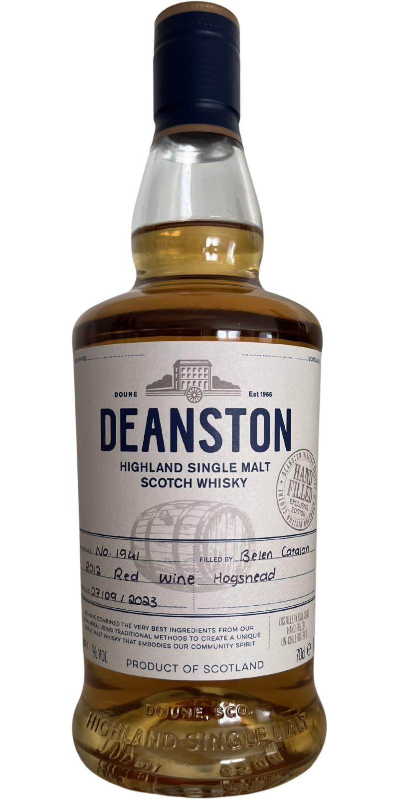 Deanston 2012 Hand-Filled Exclusive