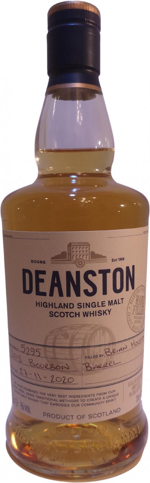 Deanston 2013 Handfilled at the Distillery