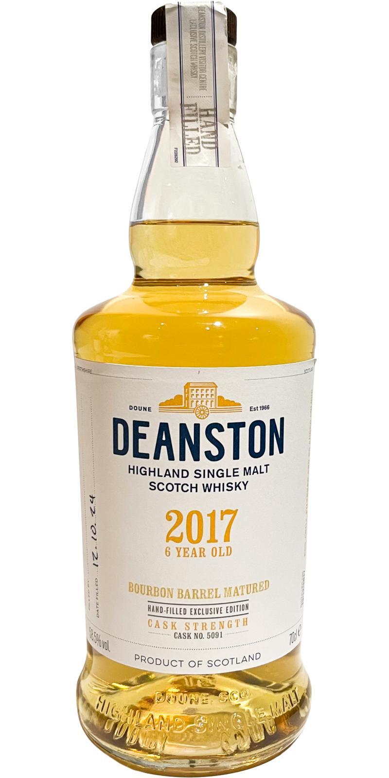 Deanston 2017 Hand-Filled Exclusive Edition