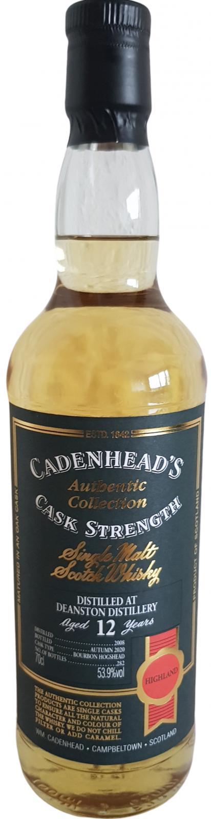 Deanston 2008 CA Authentic Collection