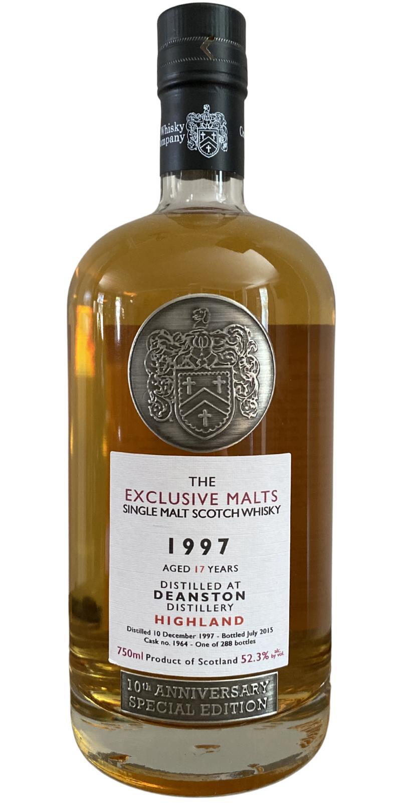 Deanston 1997 CWC The Exclusive Malts
