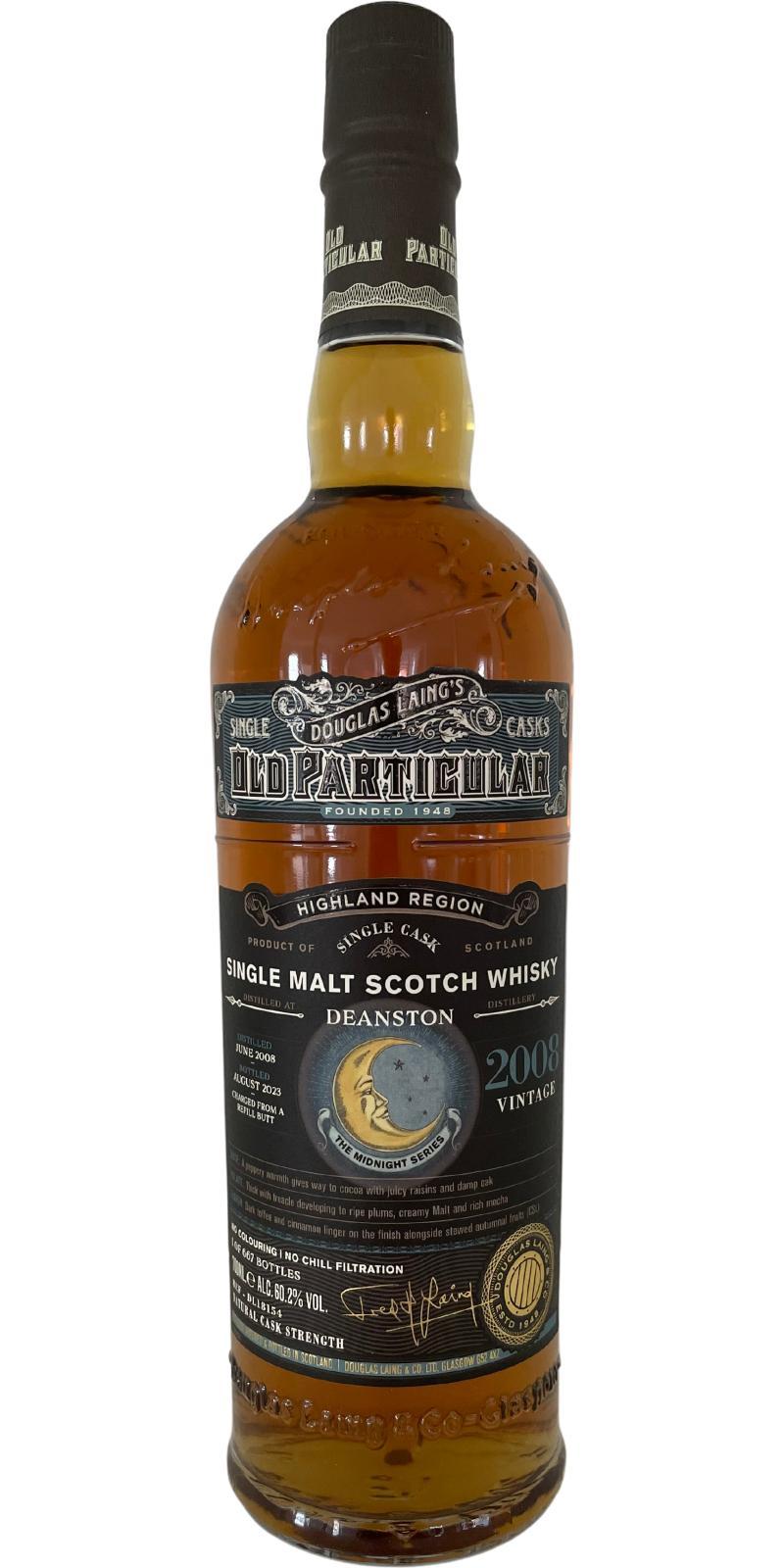 Deanston 2008 DL Old Particular - The Midnight Series