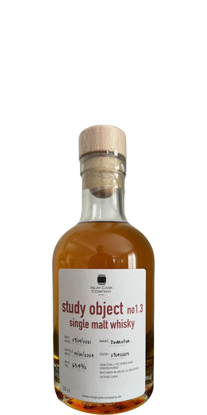 Deanston 2021 ICC Reifeprüfung - study object no1.3