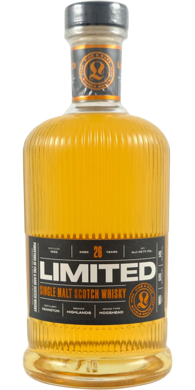 Deanston 1996 LTDW Drink Limited