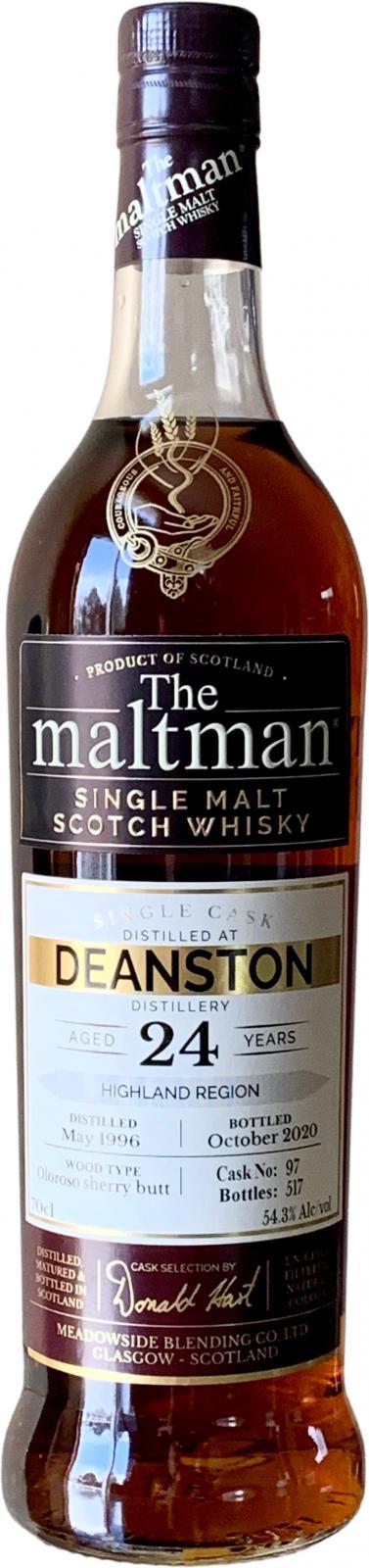 Deanston 1996 MBl The Maltman