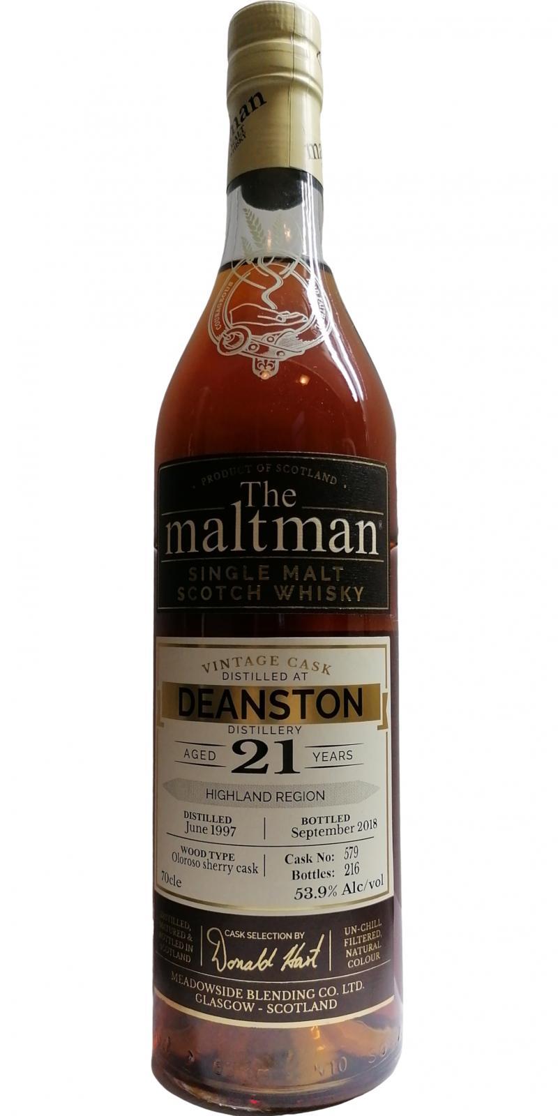 Deanston 1997 MBl The Maltman