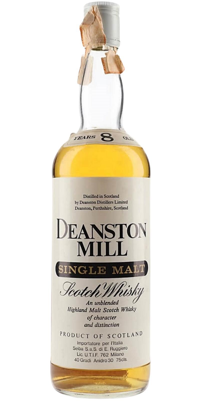 Deanston Mill 08-year-old UD Seiba Import
