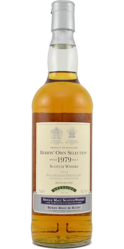 Balmenach 1979 BR Berrys' Own Selection