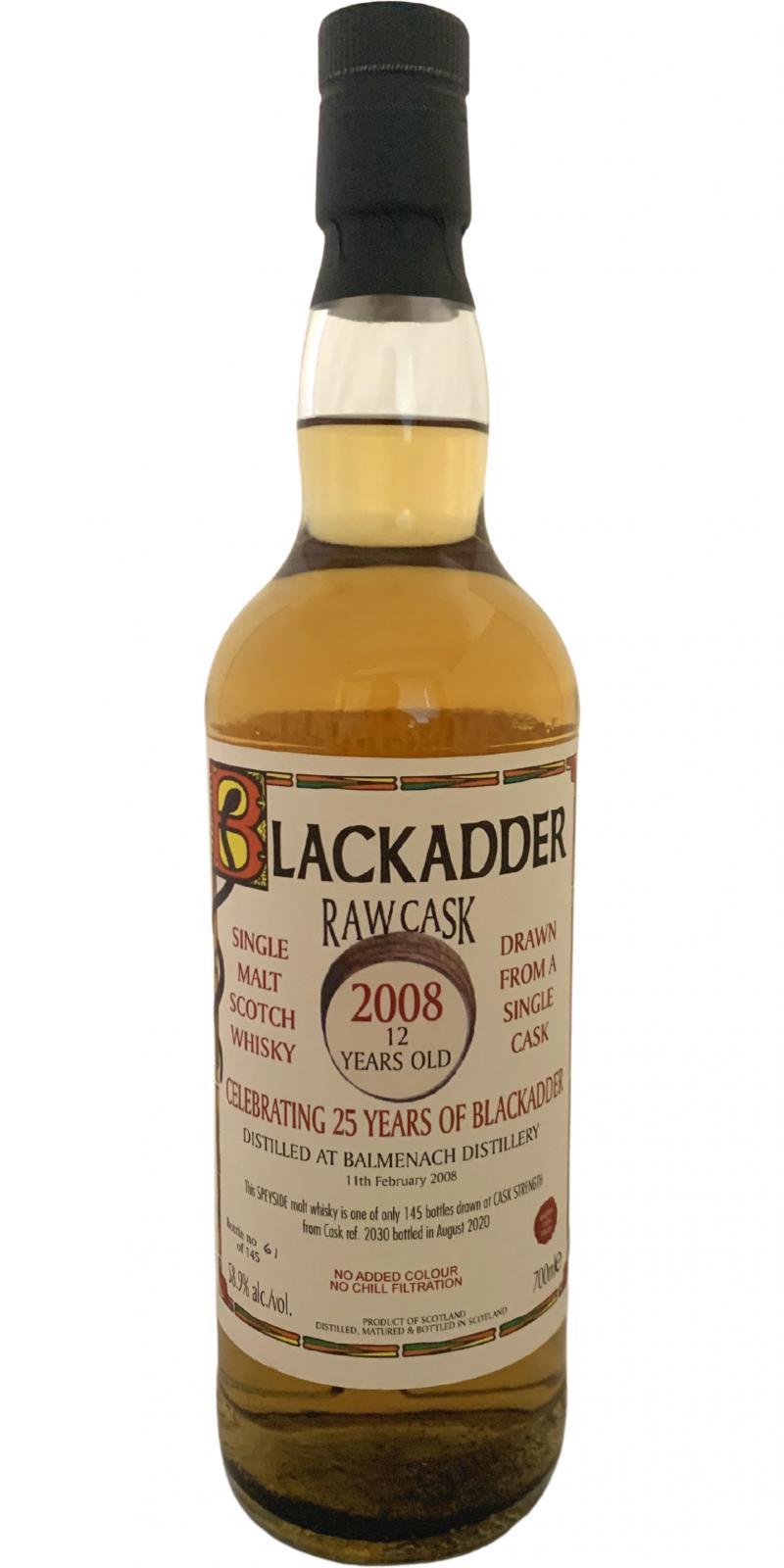 Balmenach 2008 BA Raw Cask