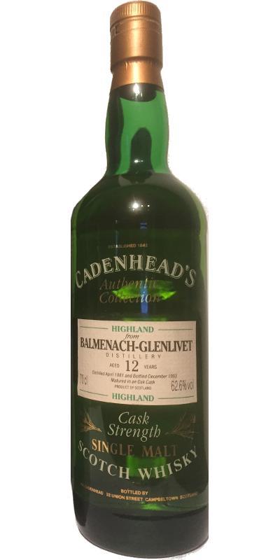 Balmenach 1981 CA Authentic Collection