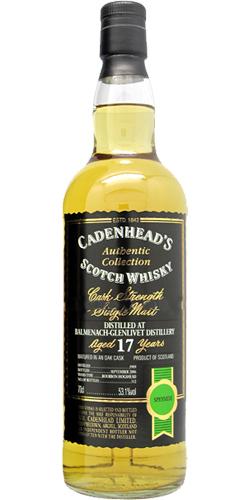 Balmenach 1989 CA Authentic Collection