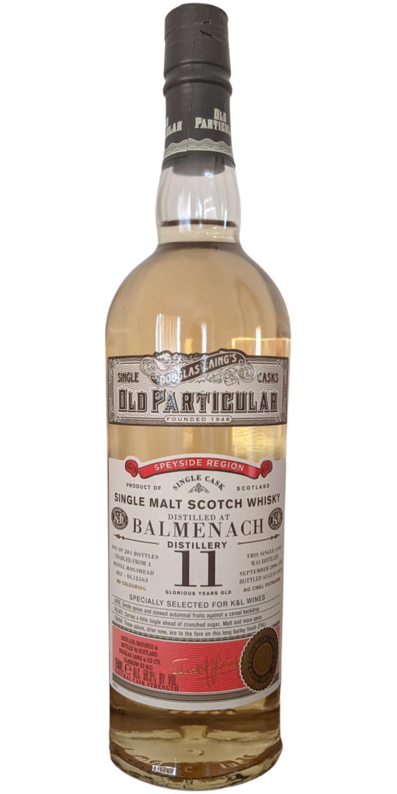 Balmenach 2006 DL Old Particular