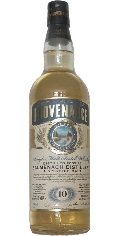 Balmenach 2005 McG McGibbon's Provenance