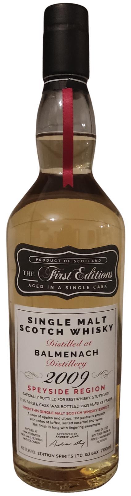 Balmenach 2009 ED The First Editions