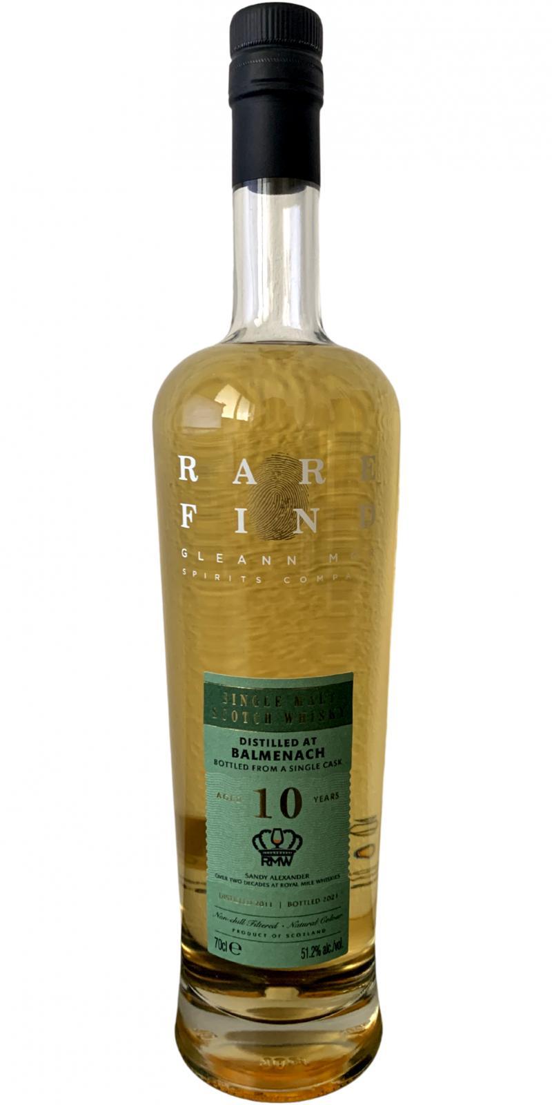 Balmenach 2011 GlMo Rare Find