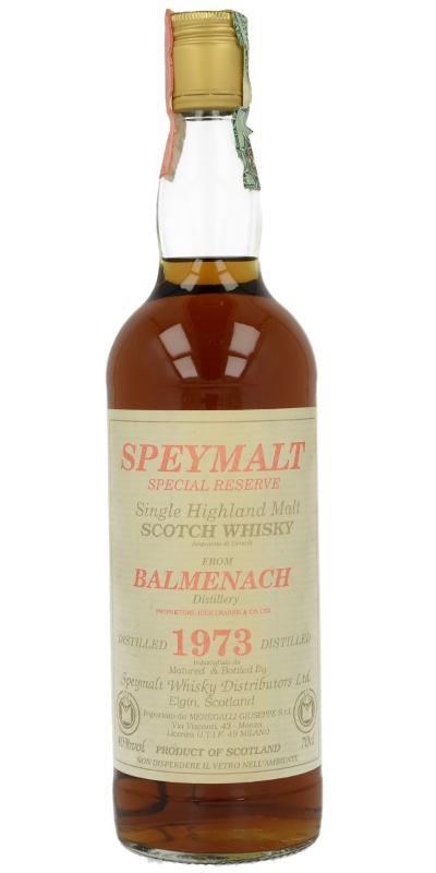 Balmenach 1973 GM Speymalt Special Reserve - Speymalt Whisky Distributors Ltd.