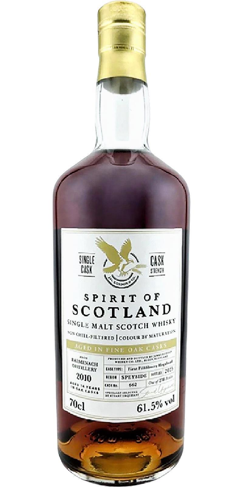 Balmenach 2010 GM Spirit of Scotland