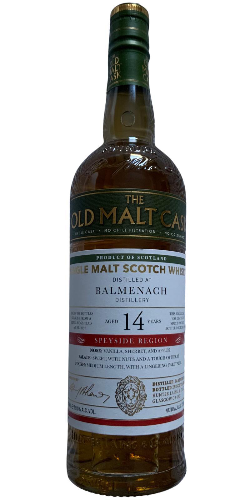 Balmenach 2007 HL The Old Malt Cask