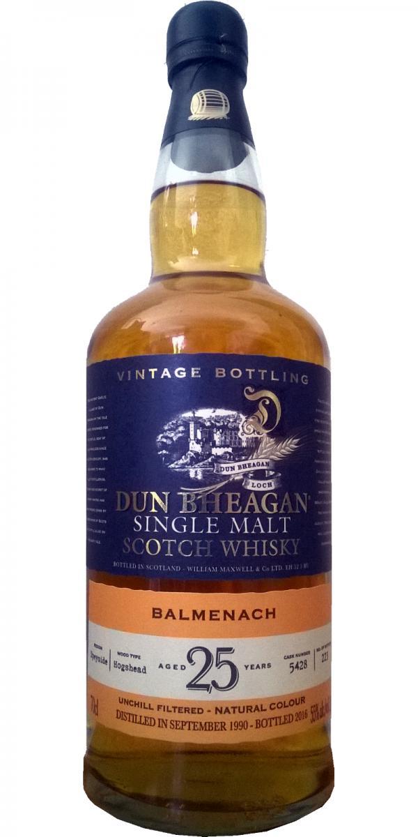 Balmenach 1990 IM Dun Bheagan