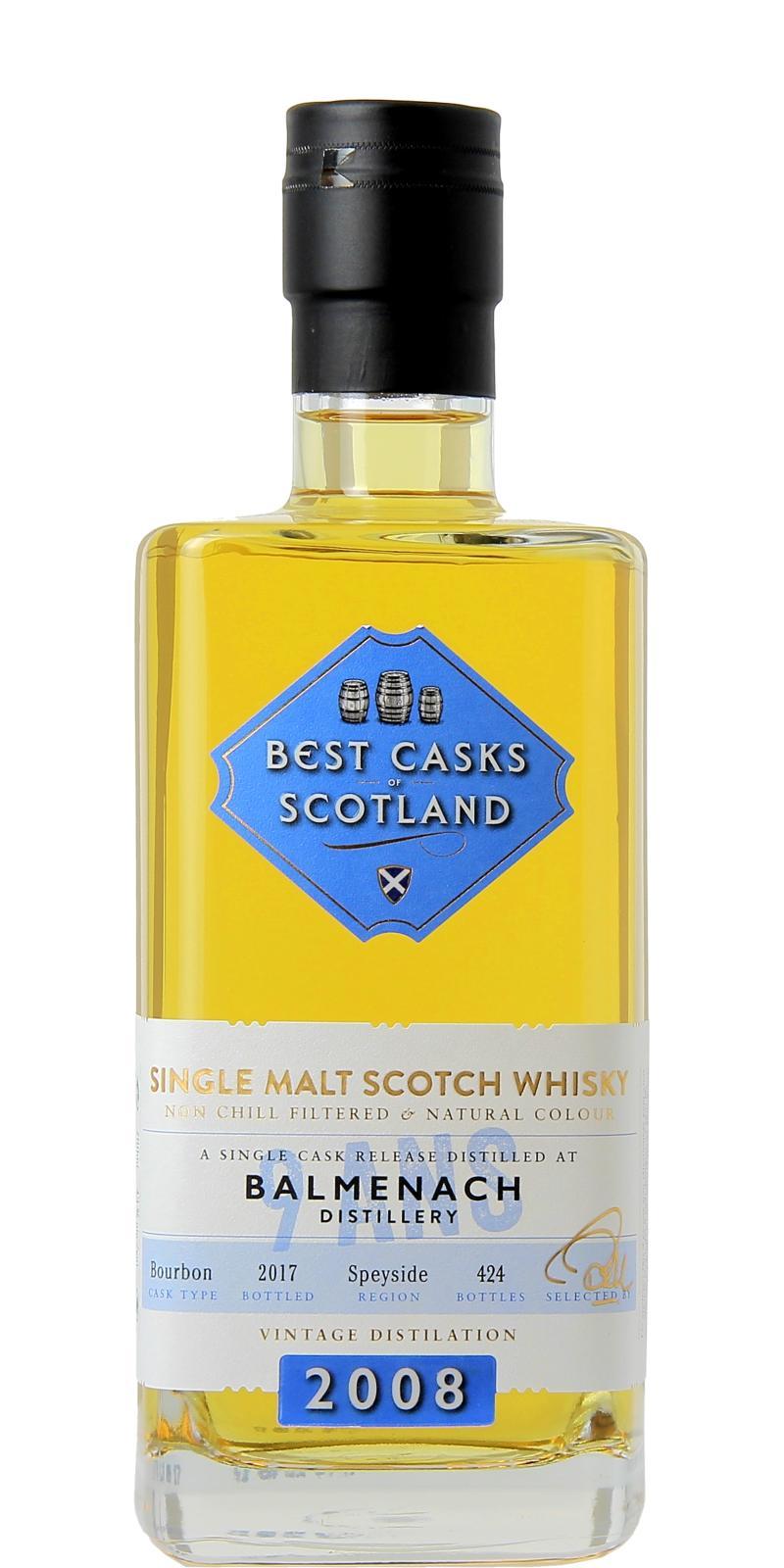 Balmenach 2008 JB Best Casks of Scotland