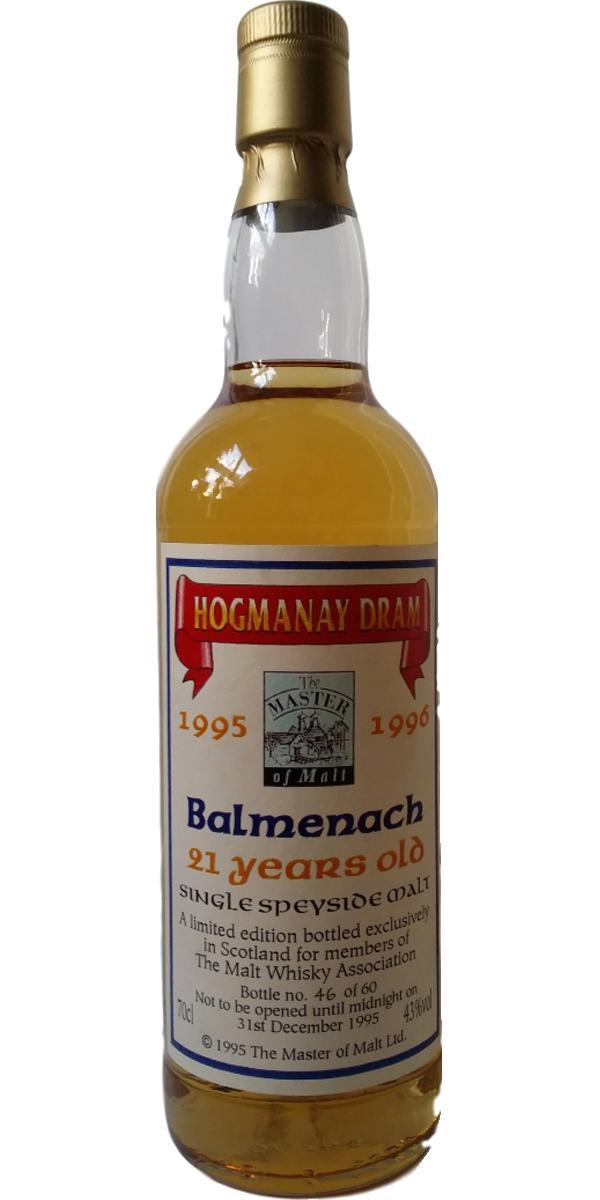 Balmenach 21-year-old MoM Hogmanay Dram