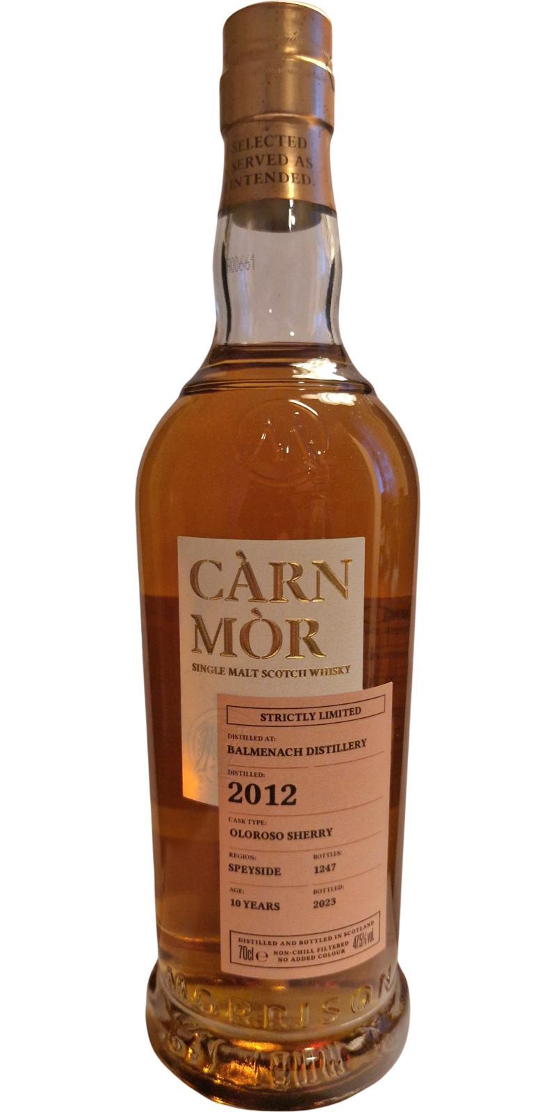 Balmenach 2012 MSWD Càrn Mòr - Strictly Limited