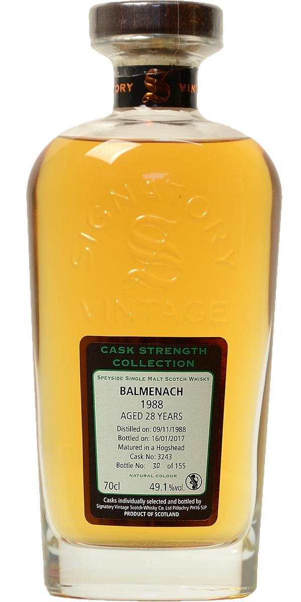 Balmenach 1988 SV Cask Strength Collection