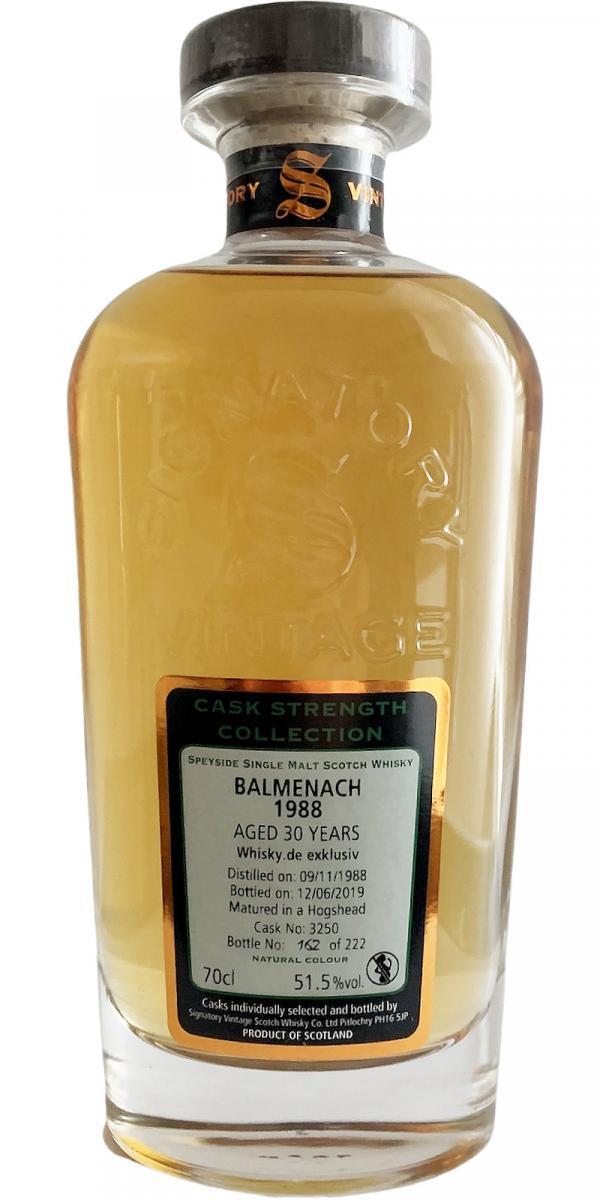 Balmenach 1988 SV Cask Strength Collection