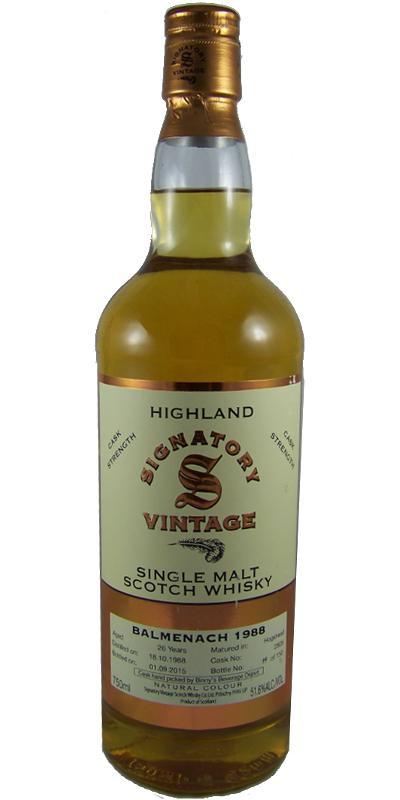 Balmenach 1988 SV Vintage Collection - Cask Strength