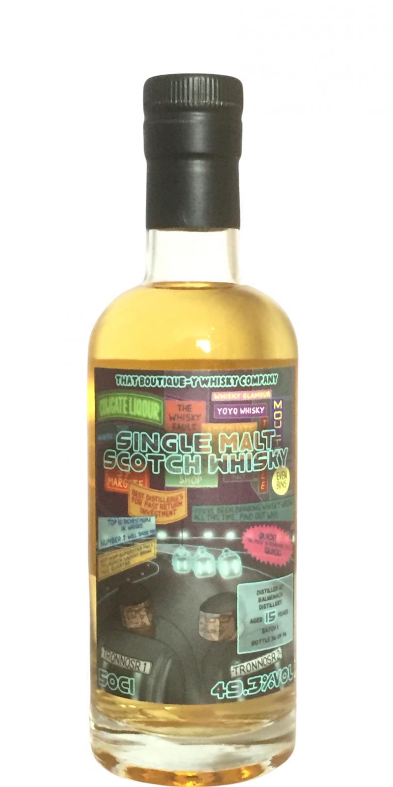 Balmenach Batch 1 TBWC