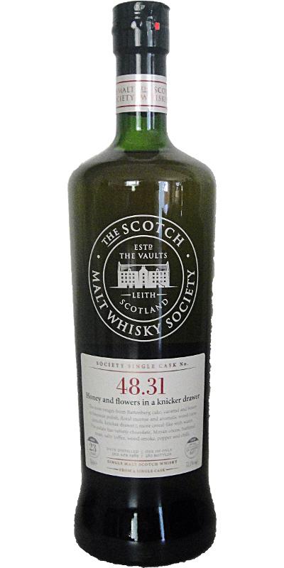 Balmenach 1989 SMWS 48.31 Honey and flowers in a knicker drawer