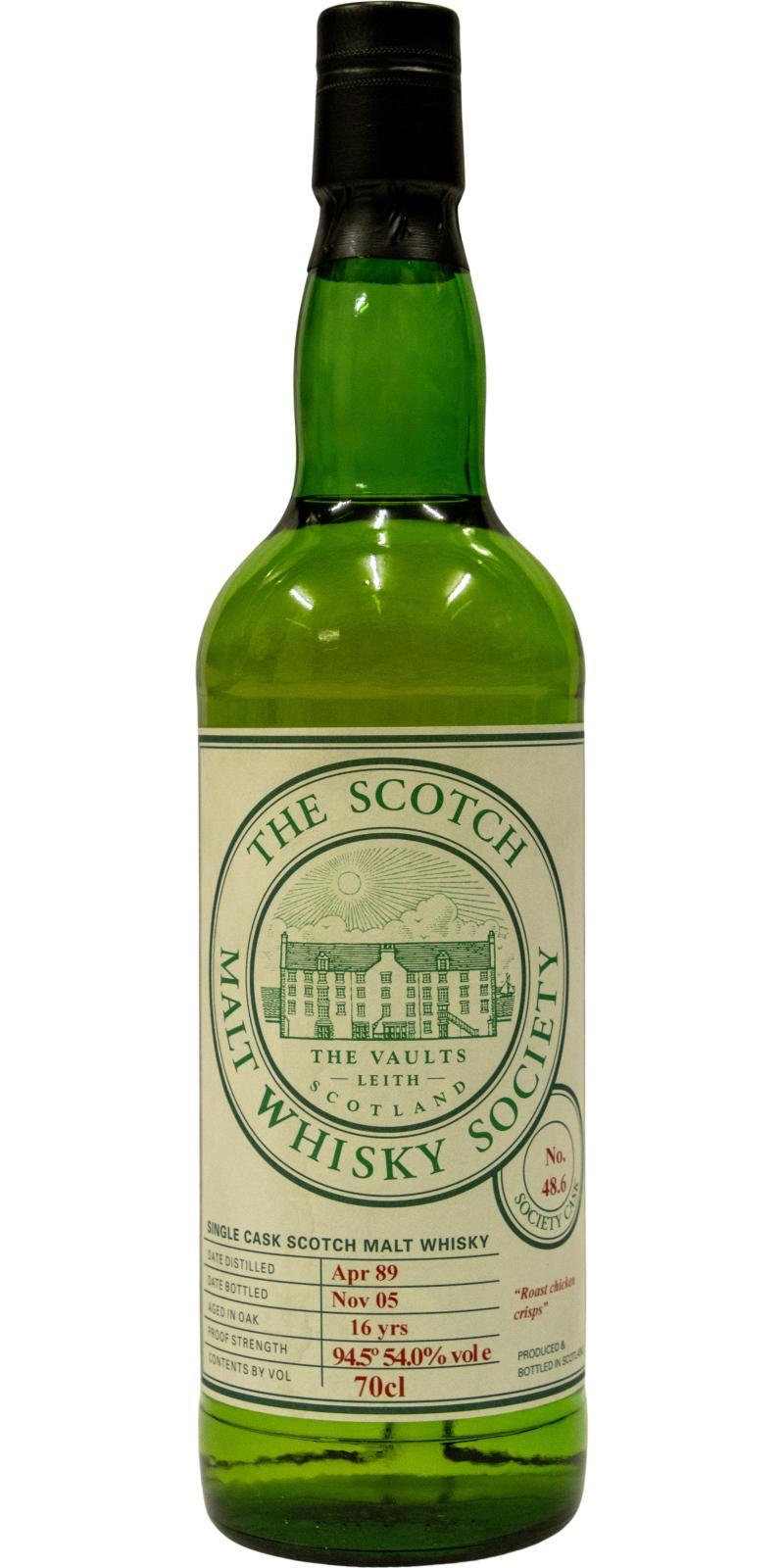 Balmenach 1989 SMWS 48.6 Roast chicken crisps