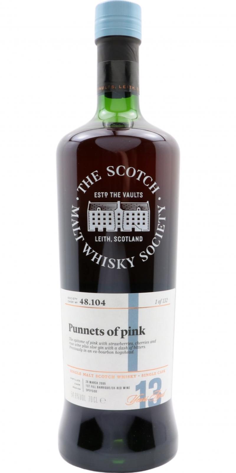 Balmenach 2005 SMWS 48.104 Punnets of pink