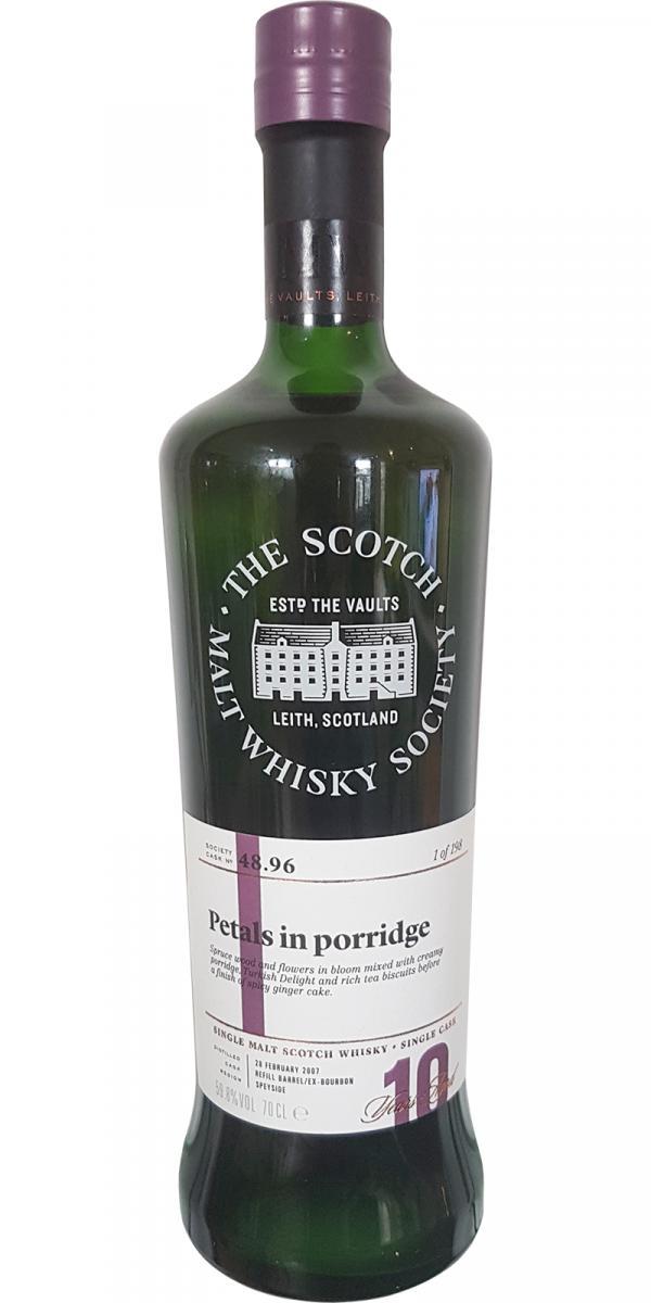 Balmenach 2007 SMWS 48.96 Petals in porridge