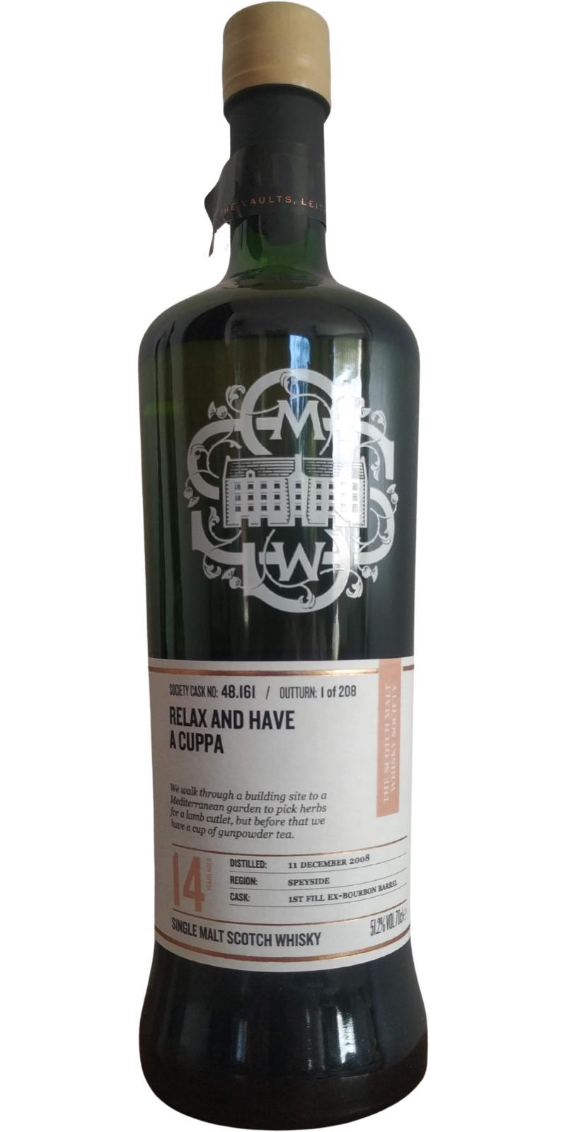 Balmenach 2008 SMWS 48.161 Relax and have a cuppa