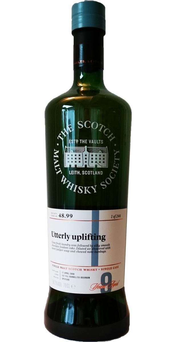 Balmenach 2008 SMWS 48.99 Utterly uplifting