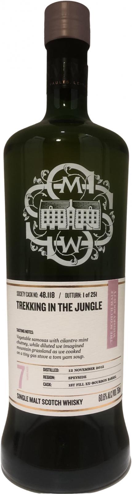Balmenach 2012 SMWS 48.118 Trekking in the jungle