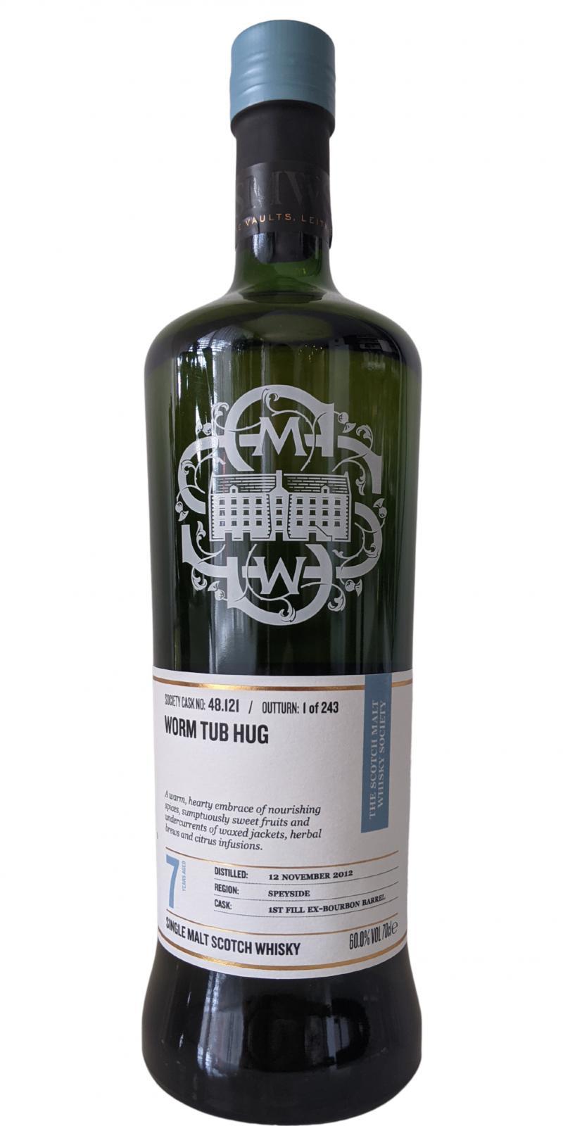 Balmenach 2012 SMWS 48.121 Worm tub hug