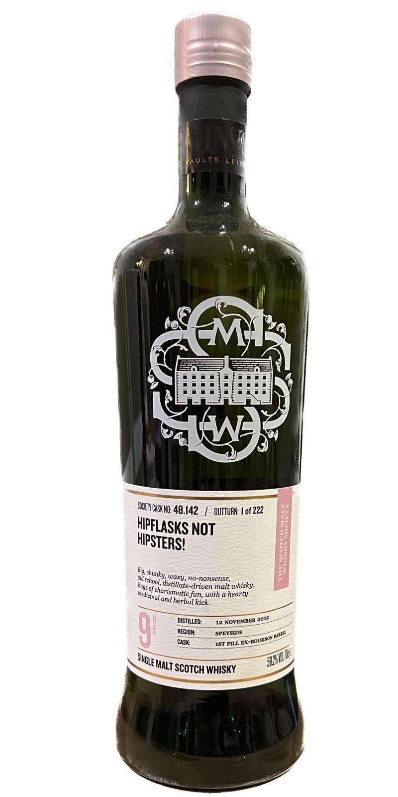 Balmenach 2012 SMWS 48.142 Hipflasks not hipsters!