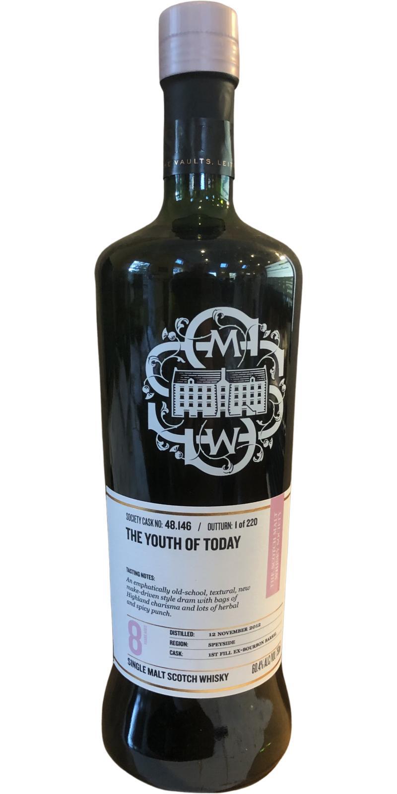 Balmenach 2012 SMWS 48.146 The youth of today