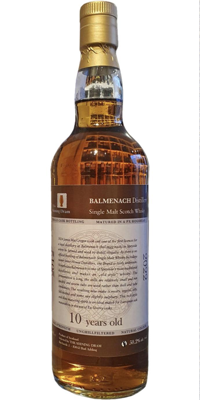 Balmenach 2012 TSD Single Cask Bottling