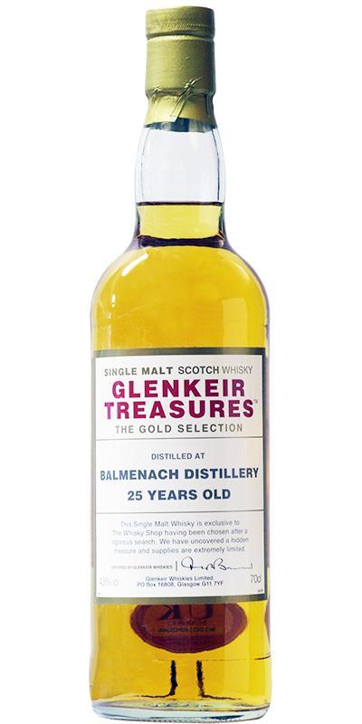 Balmenach 25-year-old TWS Glenkeir Treasures - The Gold Selection