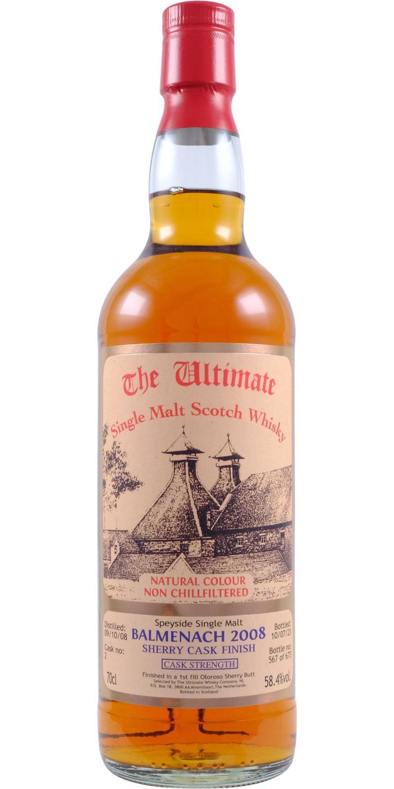 Balmenach 2008 vW The Ultimate - Cask Strength